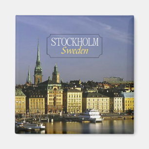 Stockholm Suède - Photo de voyage Aimant