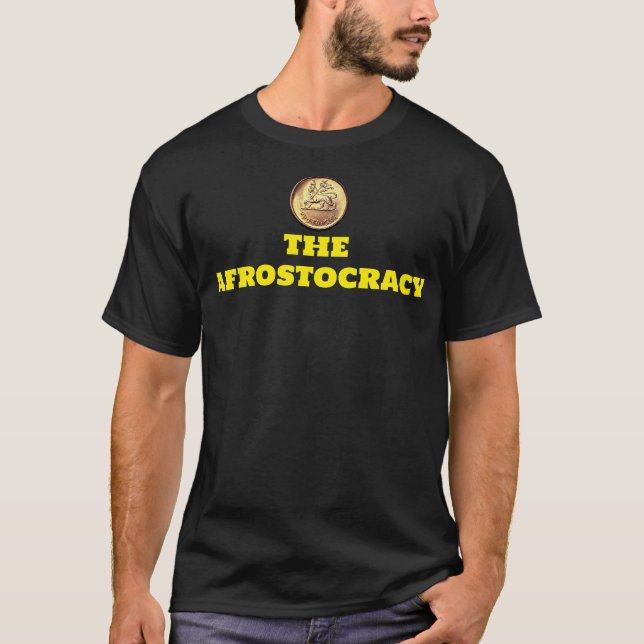 STOCORATIE AFRO T-shirt noir de base (Devant)