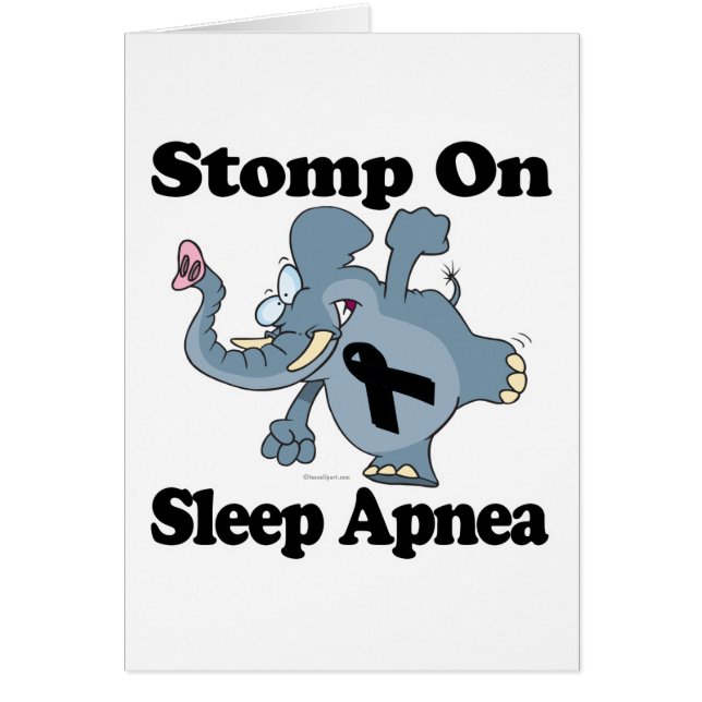 Stompe éléphante sur l'apnée du sommeil (Devant)