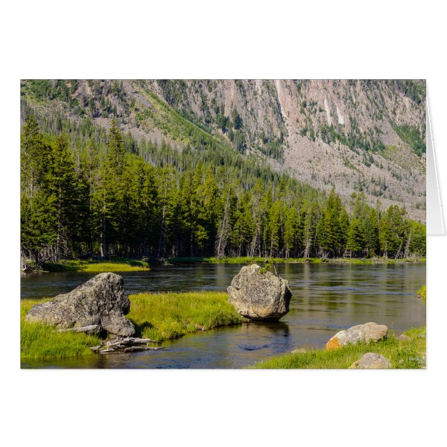 Stone At Madison River (Devant Horizontal)