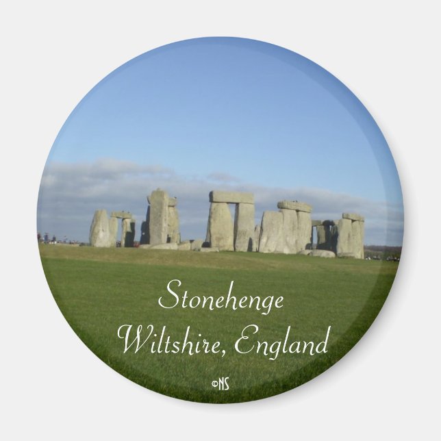 Stonehenge Wiltshire, Angleterre Magnet (Devant)