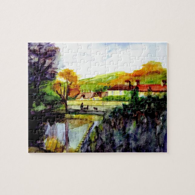 Stones de pas au puzzle de Rothbury (Horizontal)