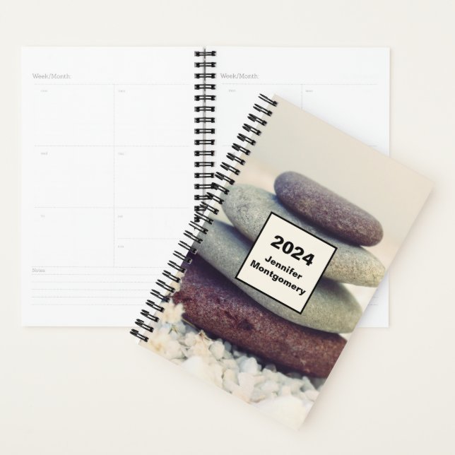 Stones empilées Méditative Cairn (Devant avec enveloppe)