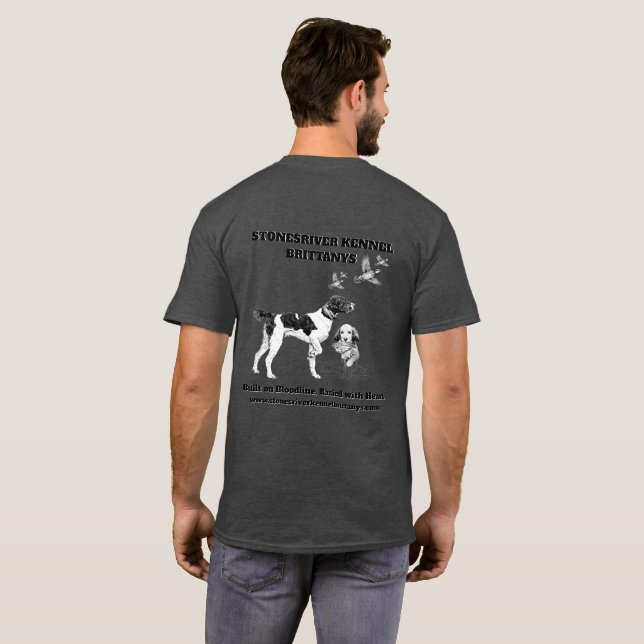 Stonesriver Kennel Brittanys Pointer T-Shirt  (Dos entier)