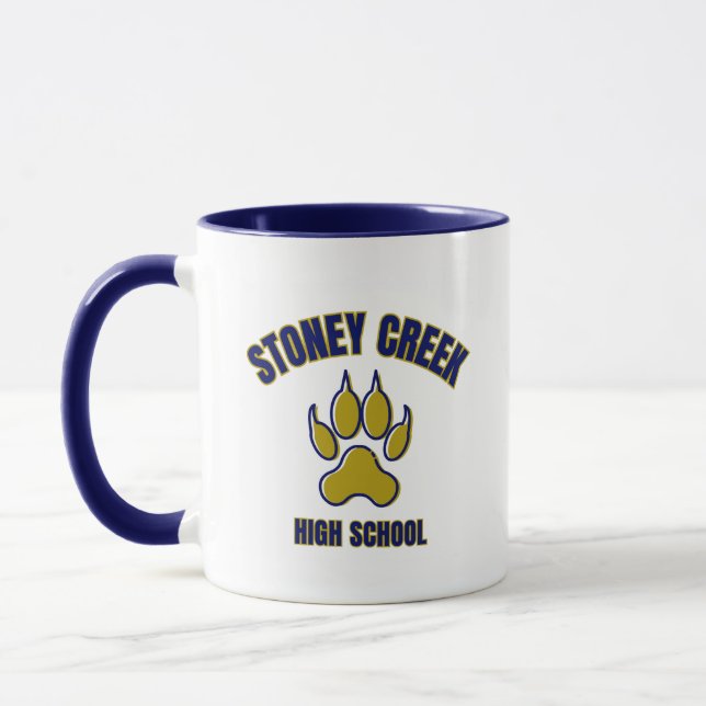 Stoney Creek High School Michigan Coffee Mug (Gauche)