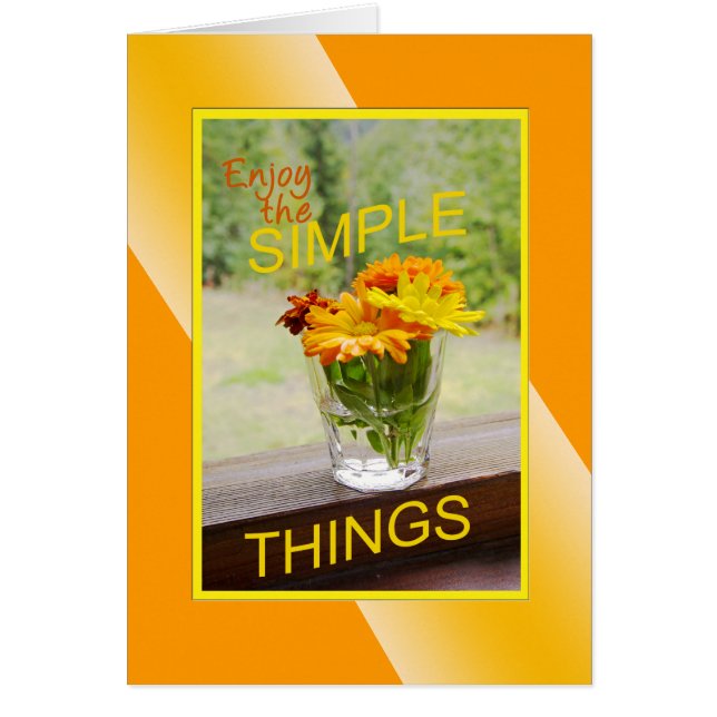 "Stop and Sell The Daisies" Encouragement (Devant)