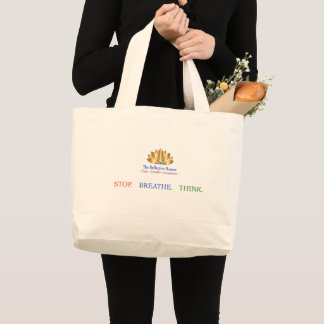 Stop Breathe Think Reusable Tote Bag