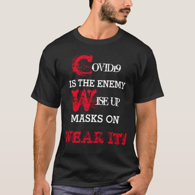 STOP COVID 19 T-shirt (Devant)