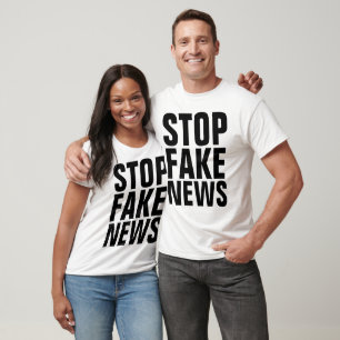 STOP FAKE NEWS, T-shirts TRUMP