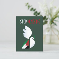 Stop Genocide - Carte postale Palestine libre | hu