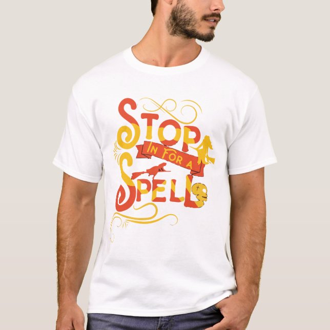 Stop In For A Spell Halloween T-Shirt (Devant)