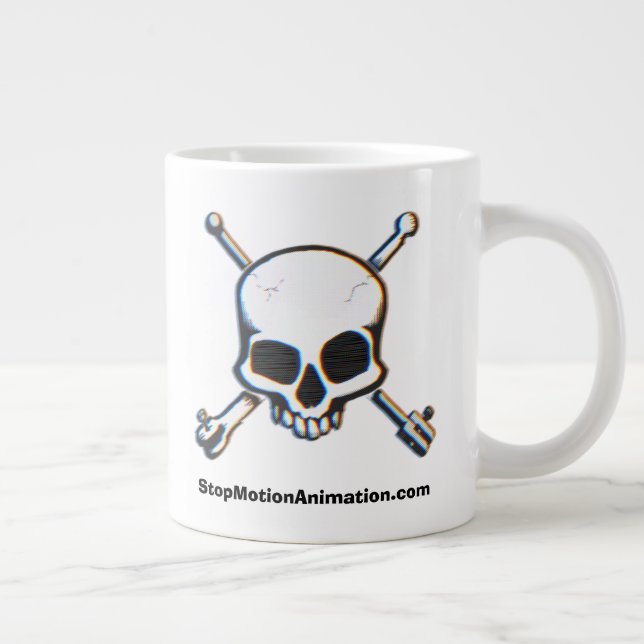 StopMotionAnimation.com 25e anniversaire Jumbo Mug (Droite)