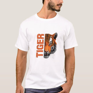 Stoppez-vous avec notre T-shirt Tiger détendu