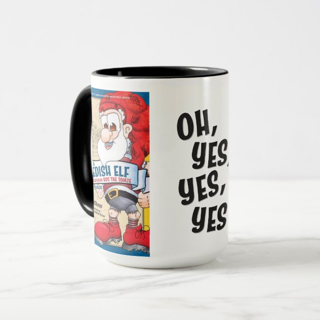 Stories of a Swedish Elf Mug - cover and stickers (Devant gauche)
