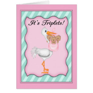 Stork avec Triplets de filles afro-américaines