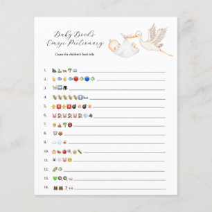 Stork Baby Books Emoji Jeu