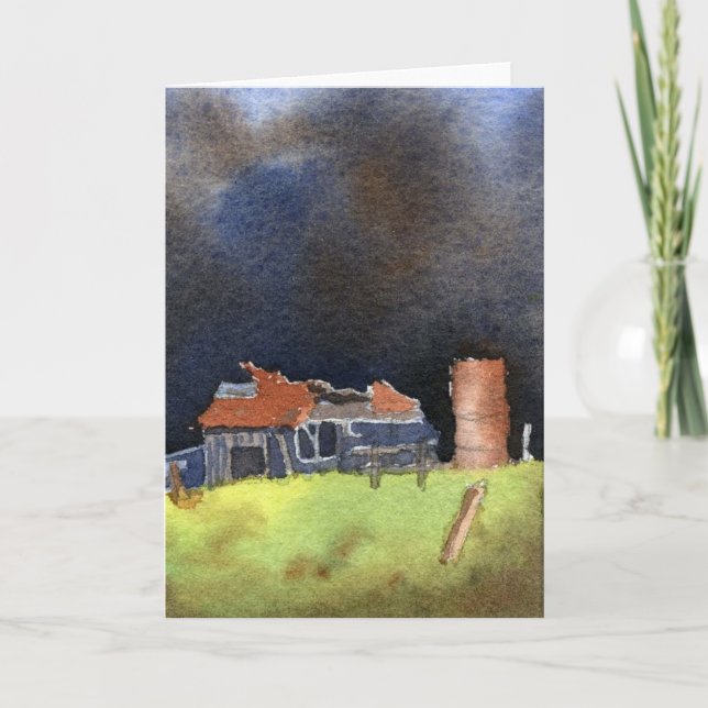 "Storm's coming #3" Country Roads Carte de voeux (Devant)