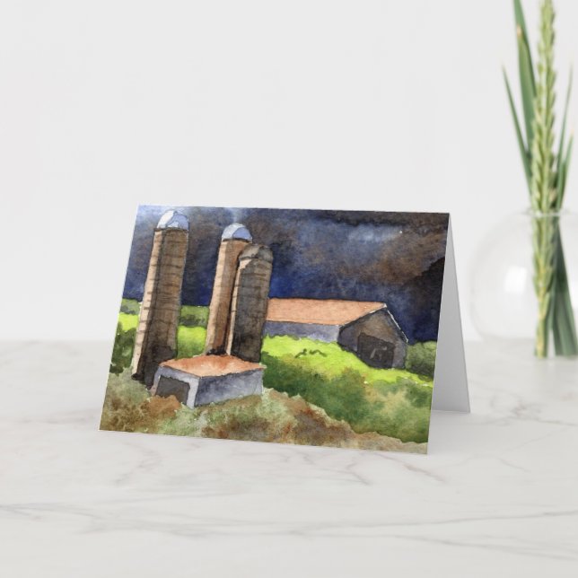 "Storm's coming #6" Country Roads Carte de voeux (Devant)
