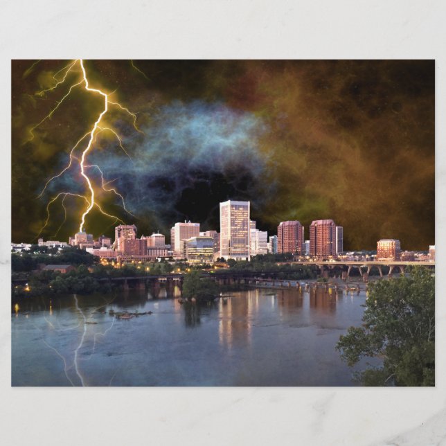 Stormy Richmond Skyline (Devant)