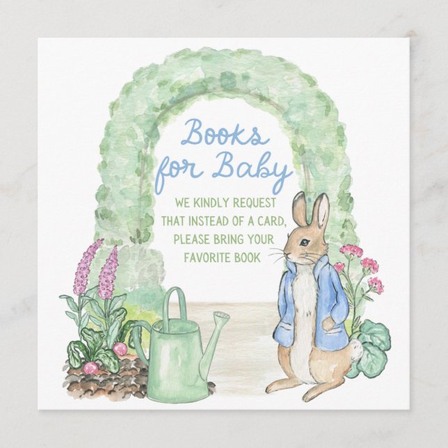 Storybook Garden Rabbit Baby Shower Books for Baby (Devant)