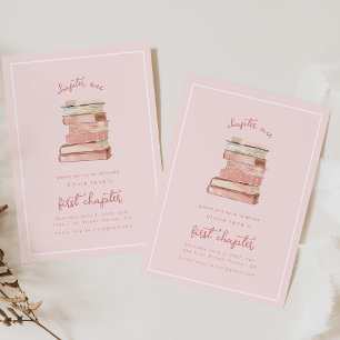 Storybook Premier chapitre Anniversaire Invitation
