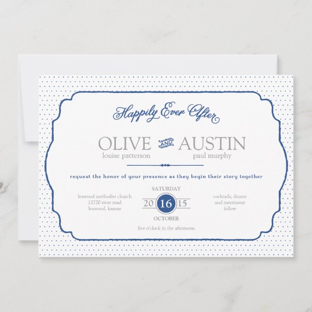 Storybook Romance Faire-part de mariage (Devant)