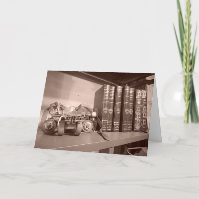 "STORYBOOK SERIES : Antique Books" Carte d'anniver (Devant)