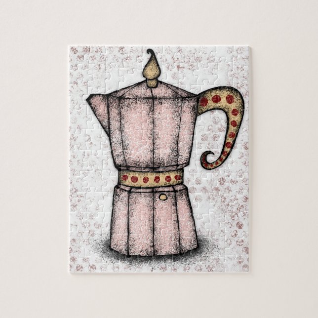 Stovetop Espresso Maker Puzzle (Vertical)