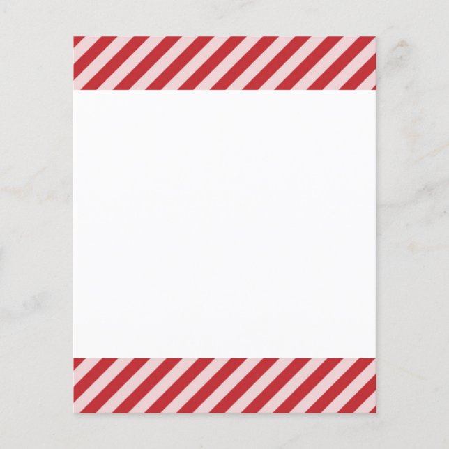 [STR-RD-1] sucre de canne rouge et blanc rayé (Devant)