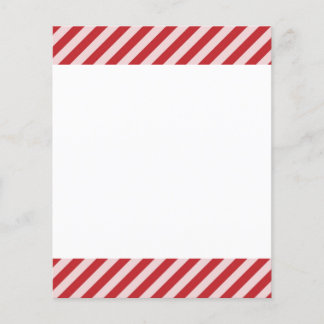 [STR-RD-1] sucre de canne rouge et blanc rayé