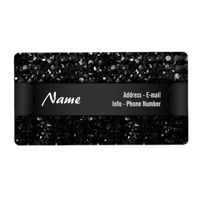 Strass étiquette à bille (Devant)