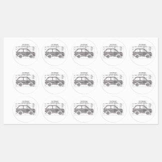 Stratégie - Étiquette étanche circulaire (3,8 cm)