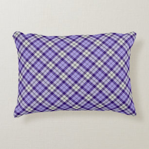 Strathclyde Scotland Tartan Purple Plaid Coussin