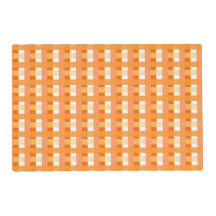 Set de table laminé Motif orange