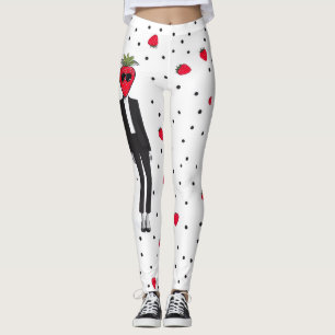 Strawberry Chic – Des leggings de mode excentrique