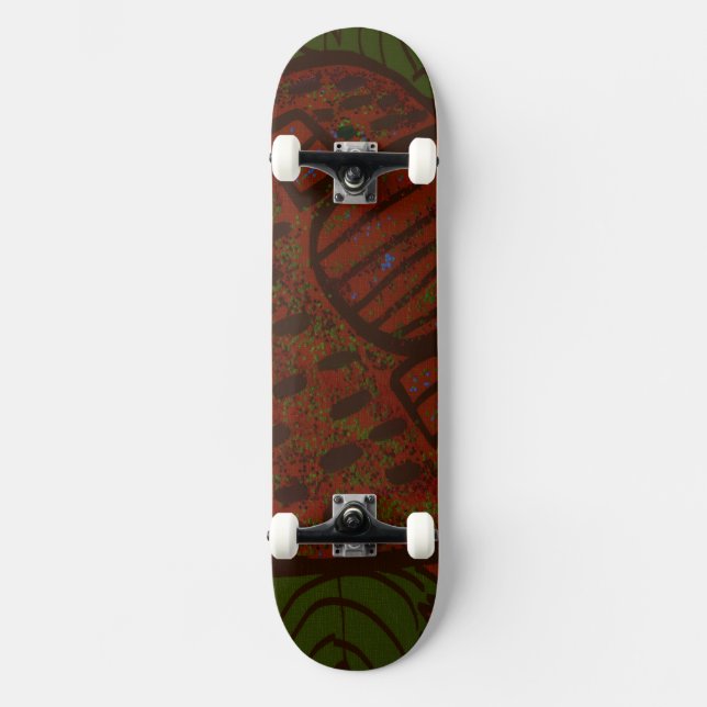 Strawberry Home Sweet Home Skateboard (Recto)