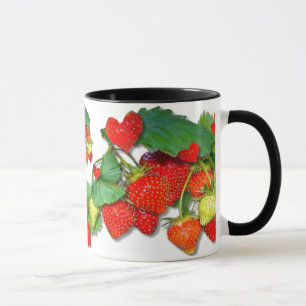 STRAWBERRY LOVE ~ Ringer Mug