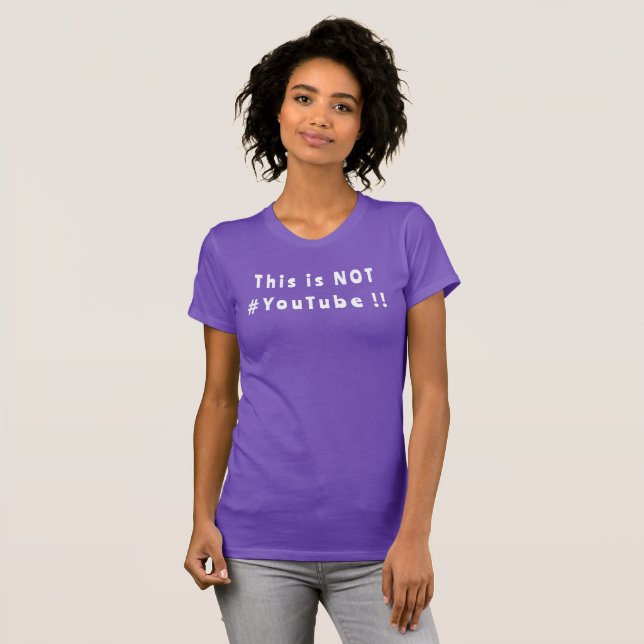 #StreamerGirl violet english T-shirt (Devant entier)