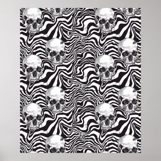 Street Art Skull Poster Design A11 (Devant)