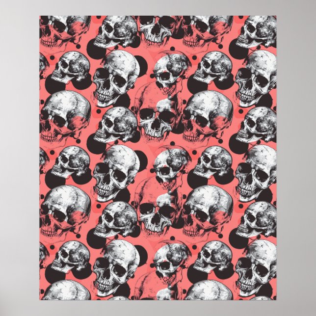 Street Art Skull Poster Design A30 (Devant)