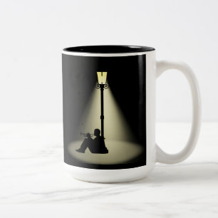 Streetlight Dancer Jazz Music Café Mug