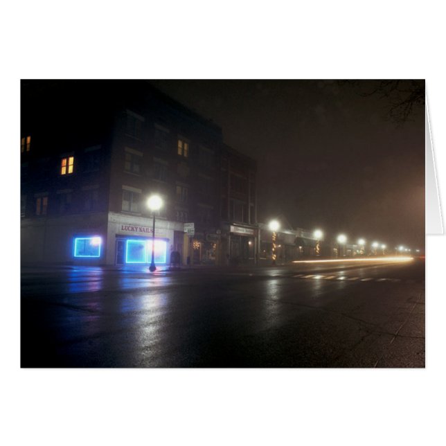 Streetscape IV - Greenfield en Paris - Lumière noc (Devant horizontal)