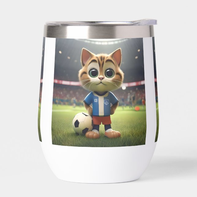"Striker Purr-fect : Le Chat de Football 3D" (Gauche)