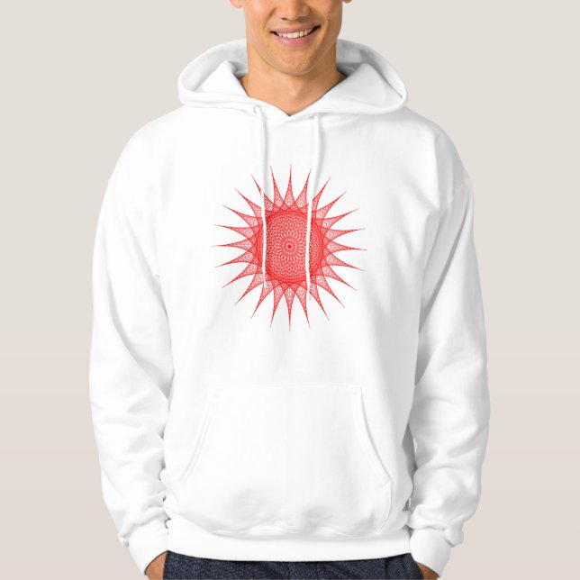 String Art Sweat à capuche pour hommes (Devant)