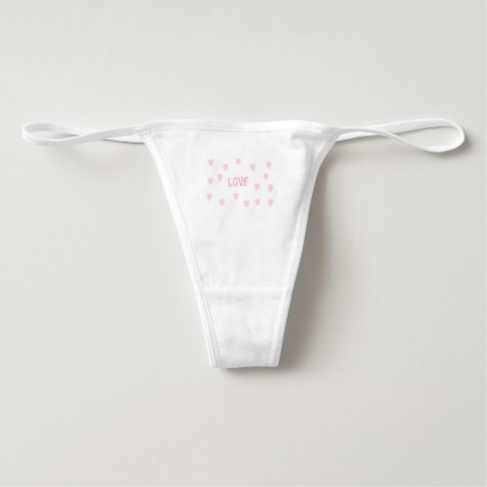 String pour femme Love et petit coeur