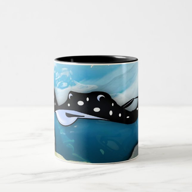 Stringray (Manta Ray) Peinture de Mug (Centre)