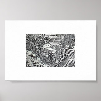 Stripe Cycle Fusion poster