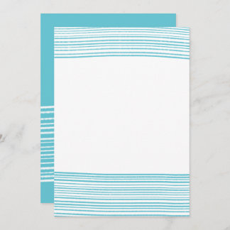 Stripes001 - Carte blanche avec bandes simples (bl