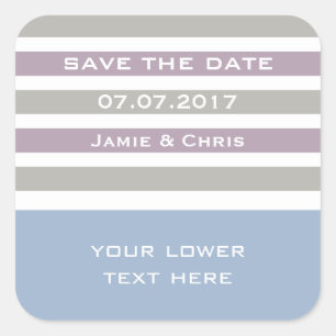 Stripes Motif autocollants personnalisés