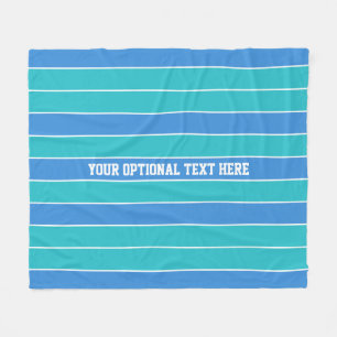 Stripes Motif couverture polaire personnalisée